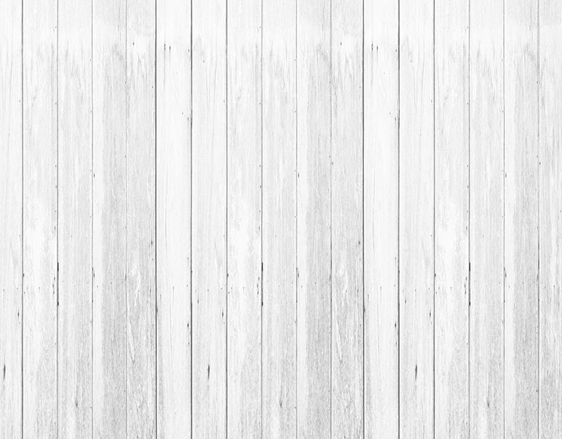 Avezano White Wooden Planks Rubber Floor Mat