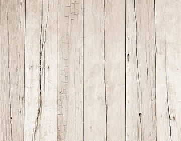 Avezano Off-White Wooden Rubber Floor Mat