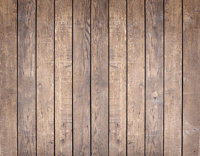 Avezano Brown Old Wooden Planks Rubber Floor Mat