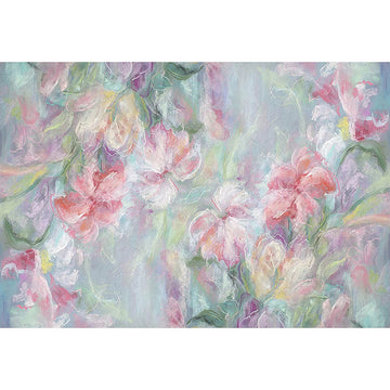 Avezano Colored Drawing Flowers Floral Backdrop For Photography-AVEZANO