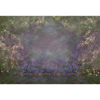 Avezano Abstract Light Purple Flowers Floral Backdrop For Photography