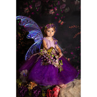 Avezano Purple Flowers With Butterfly Floral Backdrop For Baby Photography-AVEZANO