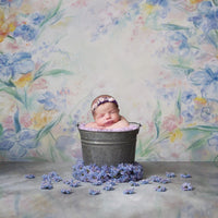 Avezano Handpainted Floral Photography Backdrop-AVEZANO
