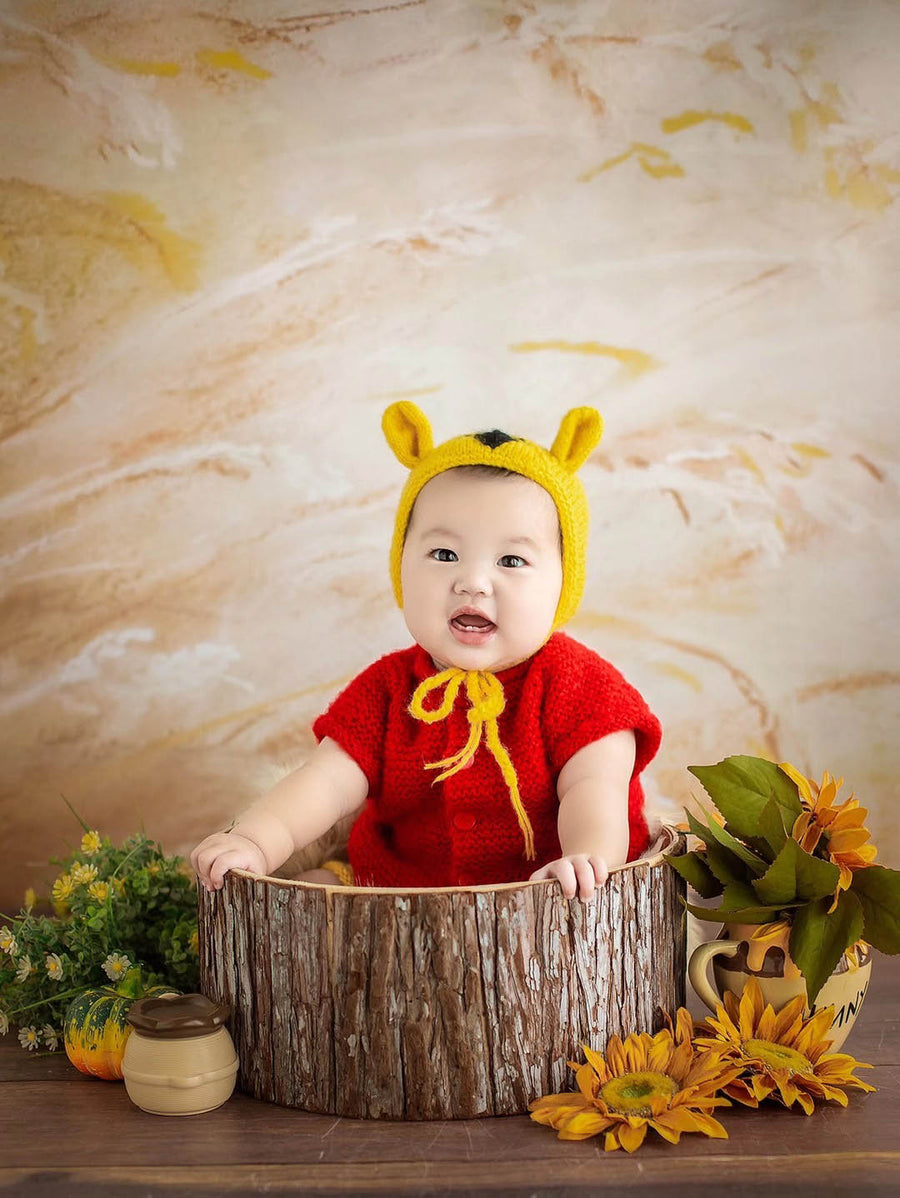 Avezano Golden Wheat Ears In Autumn Photography Backdrop