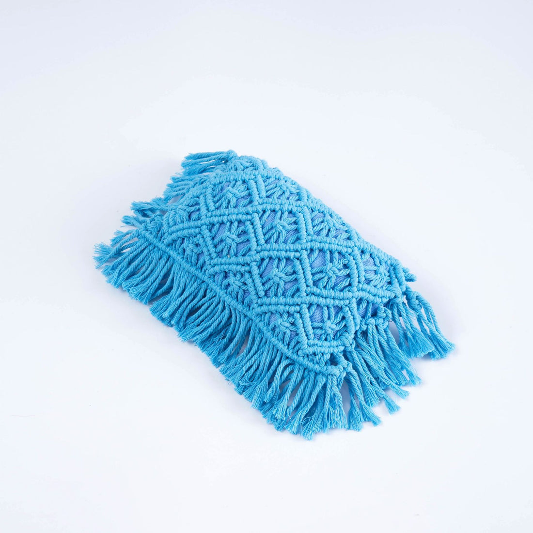 Avezano Hand-woven Tassel Pillow Colorful Cotton Thread Newborn Photography Props
