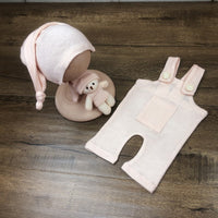 Avezano Newborn full moon baby photography suspenders props
