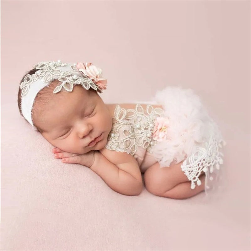 Avezano New Children's Photography Clothing Baby Photo 3-Piece Set Newborn outfits