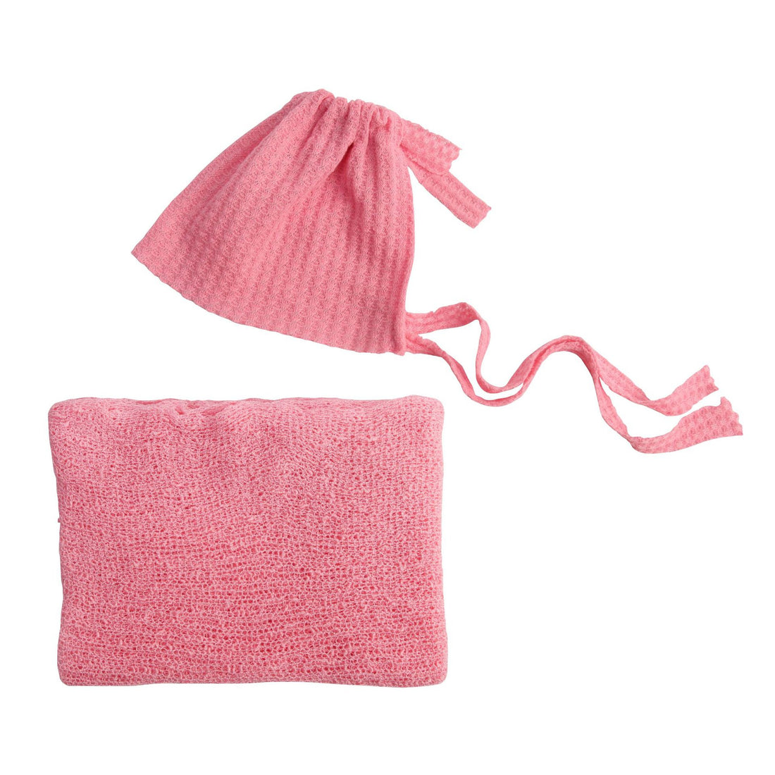 Avezano Wrap Newborn Wrap Hat Set 2Piece Prop Set