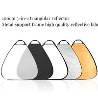 Avezano Portable 5-in-1 Triangular Reflector 100cm Reflector Photography