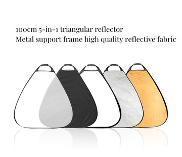 Avezano Portable 5-in-1 Triangular Reflector 100cm Reflector Photography