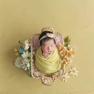 Avezano Newborn Photography Props Studio Photo Weaving Basket