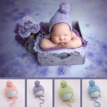 Avezano Newborn Photography Baby Photo Props Knit Hat