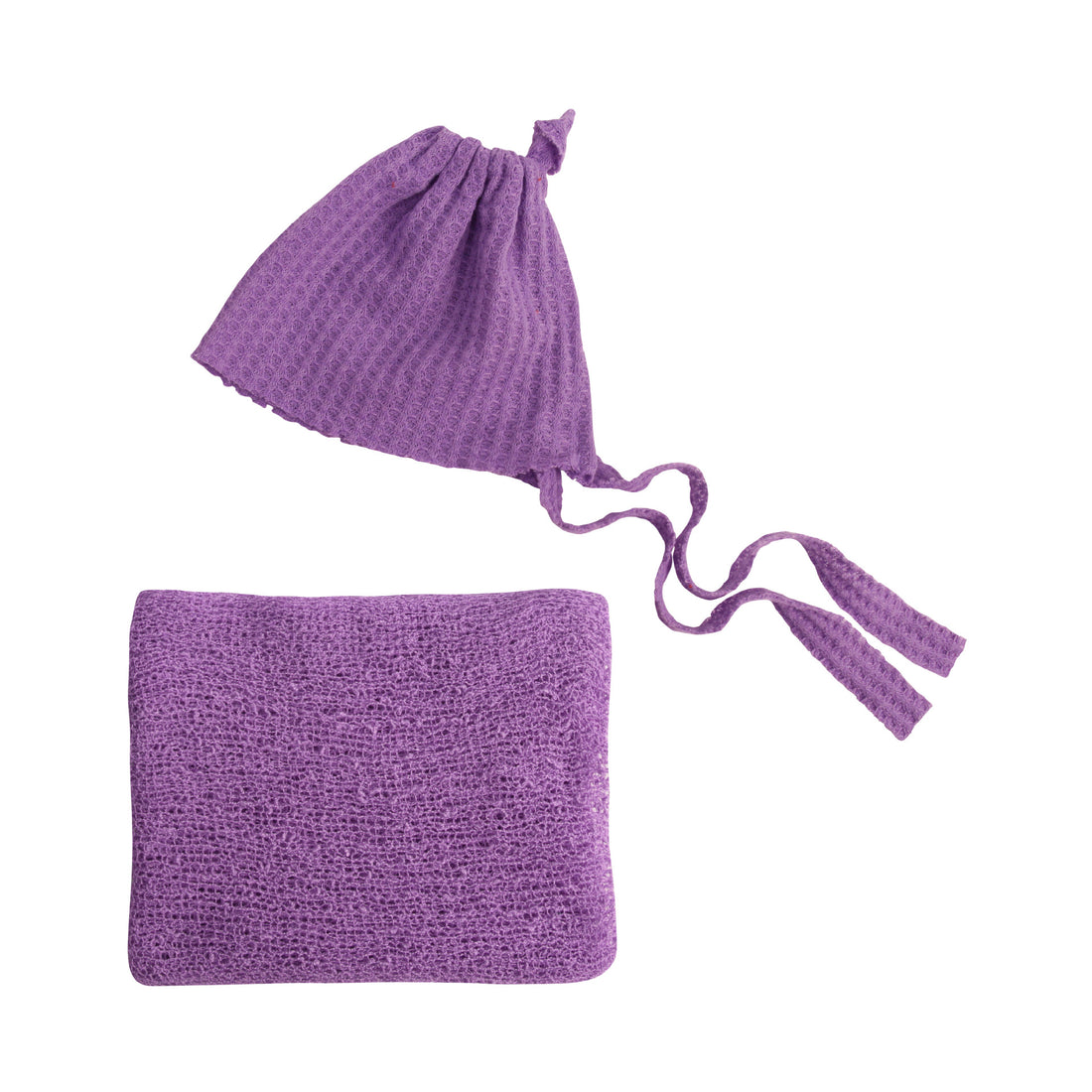 Avezano Wrap Newborn Wrap Hat Set 2Piece Prop Set