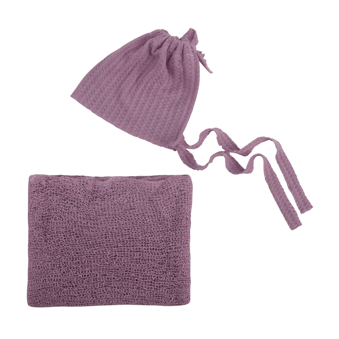 Avezano Wrap Newborn Wrap Hat Set 2Piece Prop Set