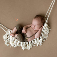 Avezano Newborn Photography Props Hand-Woven Hammock