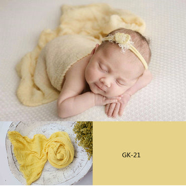 Avezano Baby Photo Prop Seersucker Wrap Towel