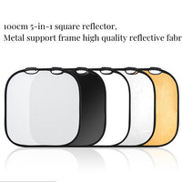 Avezano Portable 5-in-1 Square Reflector 100x100cm Reflector photography