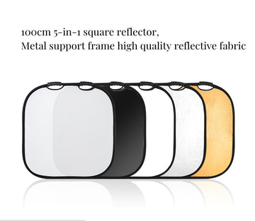 Avezano Portable 5-in-1 Square Reflector 100x100cm Reflector photography