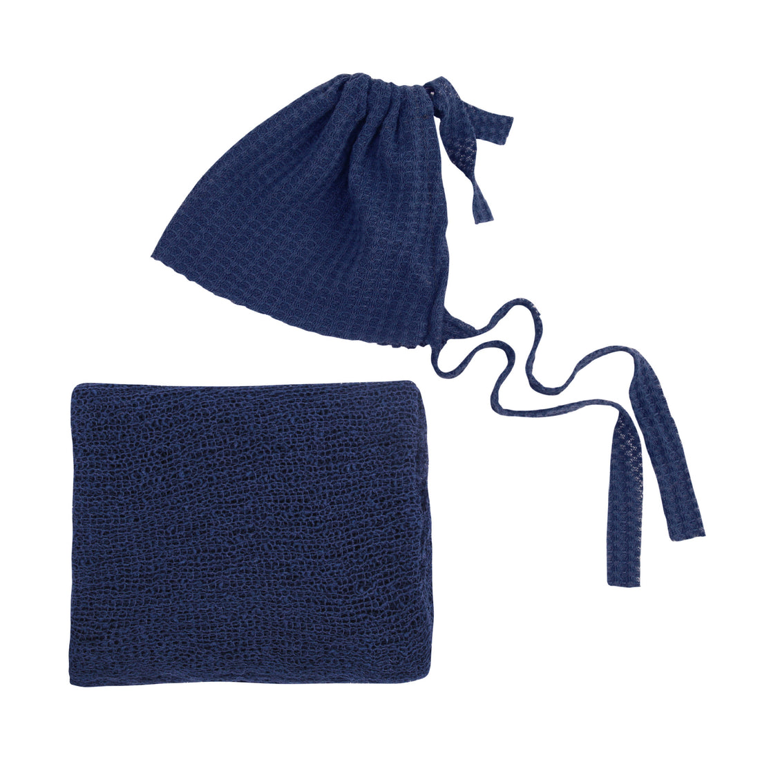 Avezano Wrap Newborn Wrap Hat Set 2Piece Prop Set