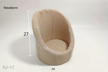 Avezano Newborn Photography Props Chair Lace Round Sofa