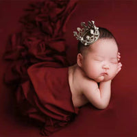 Avezano Newborn Photography Props Milk Silk Wrap Three-piece Set