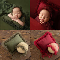 Avezano Baby Prop Hat Pillow Lace Baby Photography