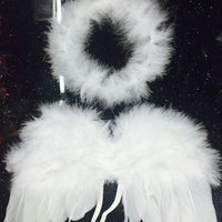 Avezano Baby Angel Feather Wings Photoshoot Props