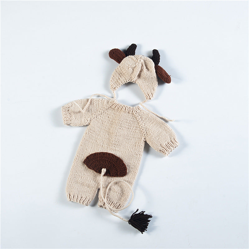 Avezano Children's Photography Calf Clothing Milk Cotton Wool Thread Set