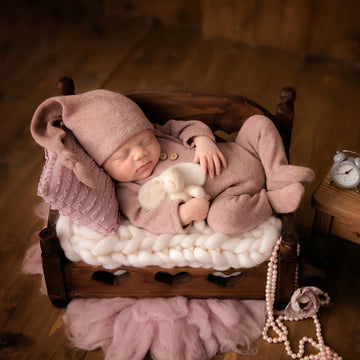 Avezano Baby Photo Clothes Newborn Photography Knitted Onesie