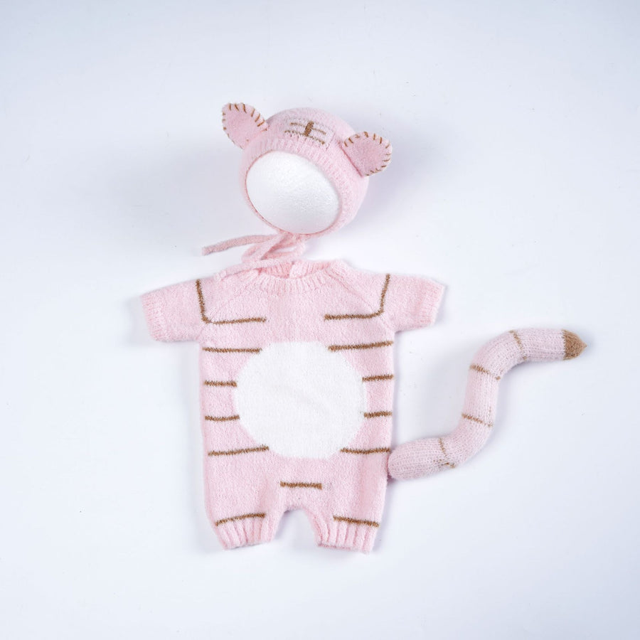 Avezano Newborn Tiger Bodysuit Outfits Photography Props