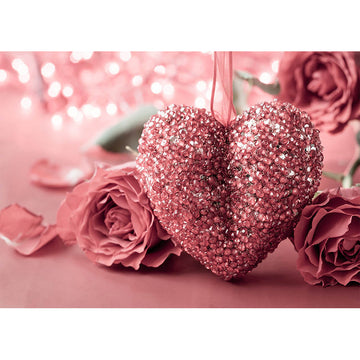 Avezano Pink Love Heart Valentine'S Day Photography Backdrop-AVEZANO
