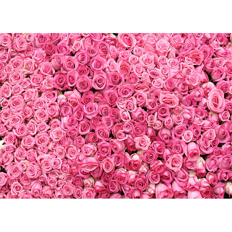 Avezano Pink Flowers Wall Floral Backdrop-AVEZANO