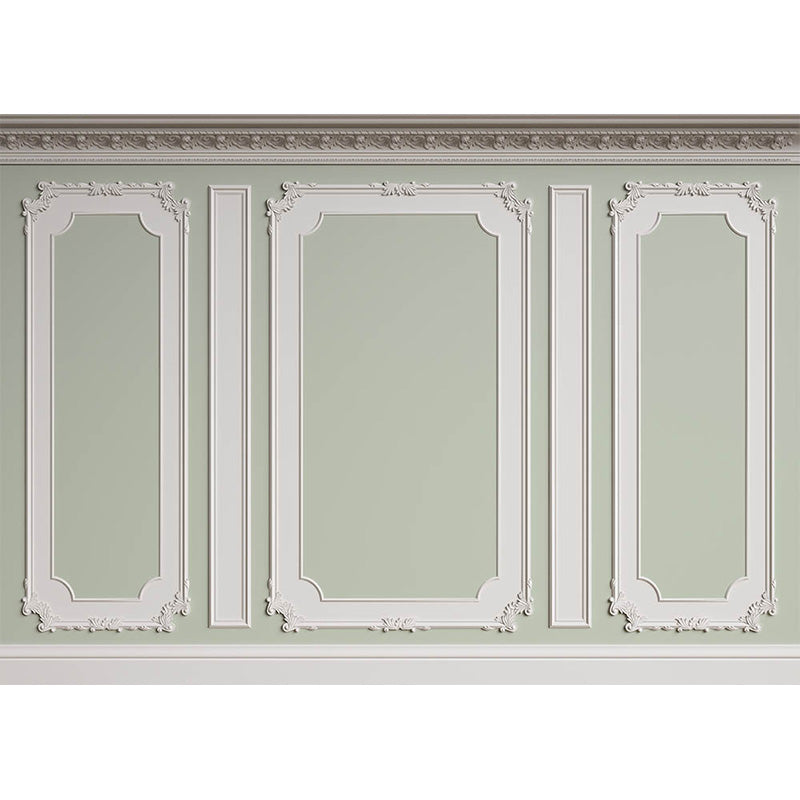 Avezano Light Green Elegant Wall Door Backdrop For Photography-AVEZANO
