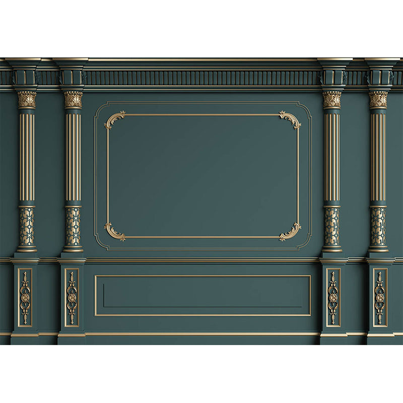 Avezano Navy Elegant Wall Door Backdrop For Photography-AVEZANO