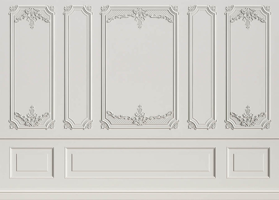 Avezano Elegant White Wall Door Window Backdrop For Photography-AVEZANO