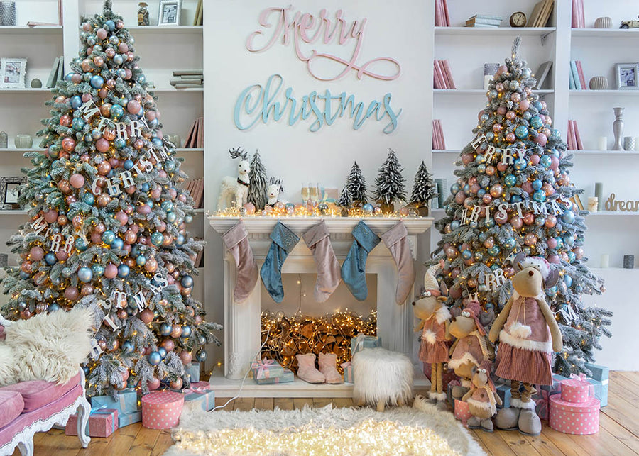 Avezano Christmas Girl'S Room Backdrop For Photography-AVEZANO