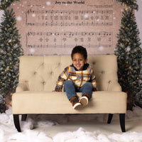 Avezano Christmas Joy to the World Sheet Music Photography Backdrop-AVEZANO