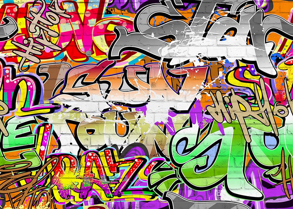 Avezano Graffiti Wall Photography Backdrop-AVEZANO