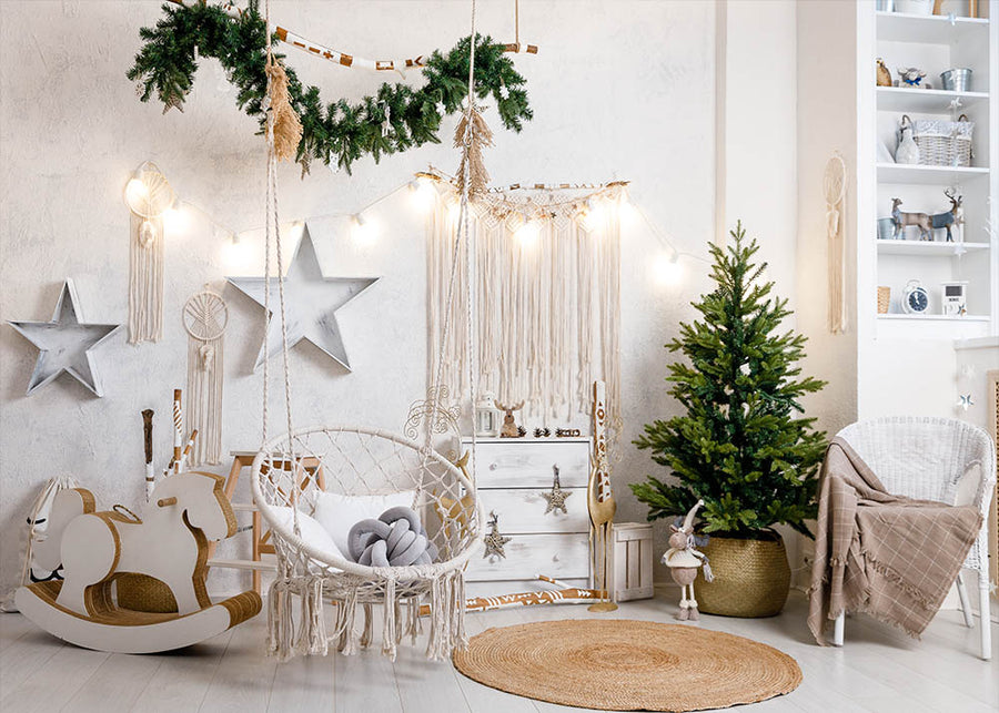 Avezano Bohe Style Christmas Decoration Photography Backdrop-AVEZANO