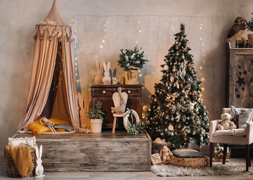 Avezano Mori Indoor Christmas Theme Decoration Scene Photography Backdrop-AVEZANO