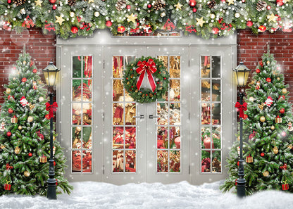Avezano Christmas House Full Of Gifts Photography Background-AVEZANO