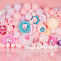 Avezano Fantasy Pink Balloon Scene Photography Background