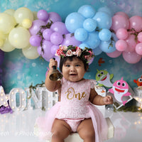 Avezano Balloons and Baby Sharks Photography Background by Stefany Figueroa-AVEZANO