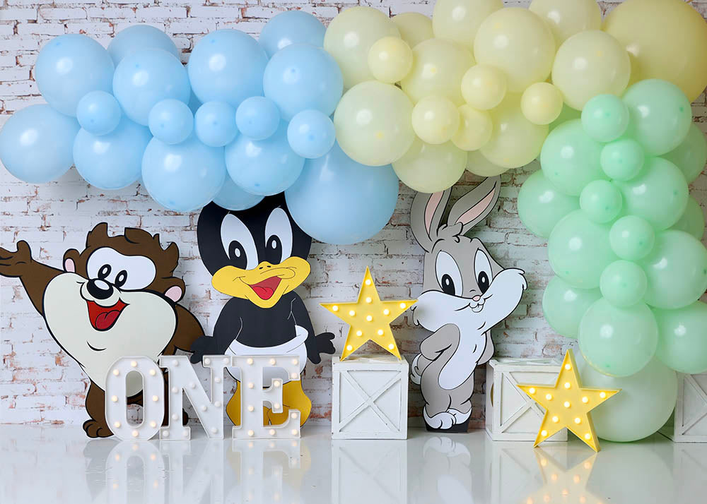 Avezano Animal and Balloon Party Photography Background by Stefany Figueroa