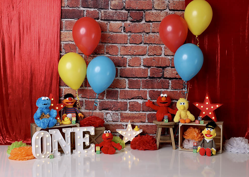 Avezano Toys In Front of Red Wall Photography Background by Stefany Figueroa-AVEZANO