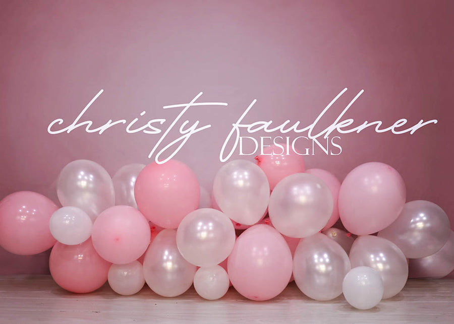 Avezano Baby Pink Balloon Backdrop Designed By Christy Faulkner-AVEZANO