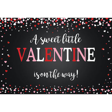 Avezano A Sweet Little Valentine Is On The Way Valentine'S Day Photography Backdrop-AVEZANO