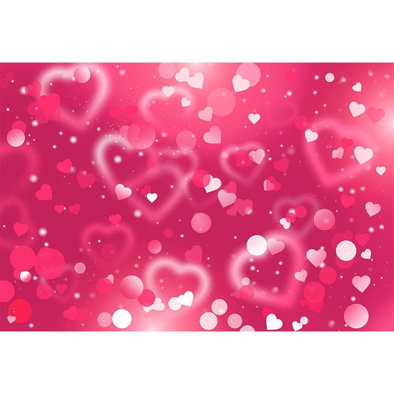 Avezano Pink Love Hearts Bokeh Valentine&