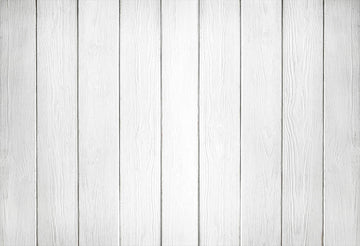 Avezano White Wooden Board Rubber Floor Mat