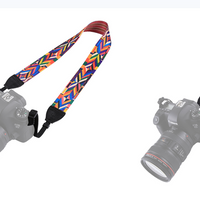 Avezano Retro Ethnic Style Multi-color Series Butterflies Shoulder Neck Strap Camera Strap for SLR / DSLR Cameras